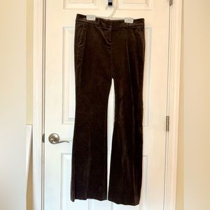 W by Worth Brown Velvet/Suede Pants